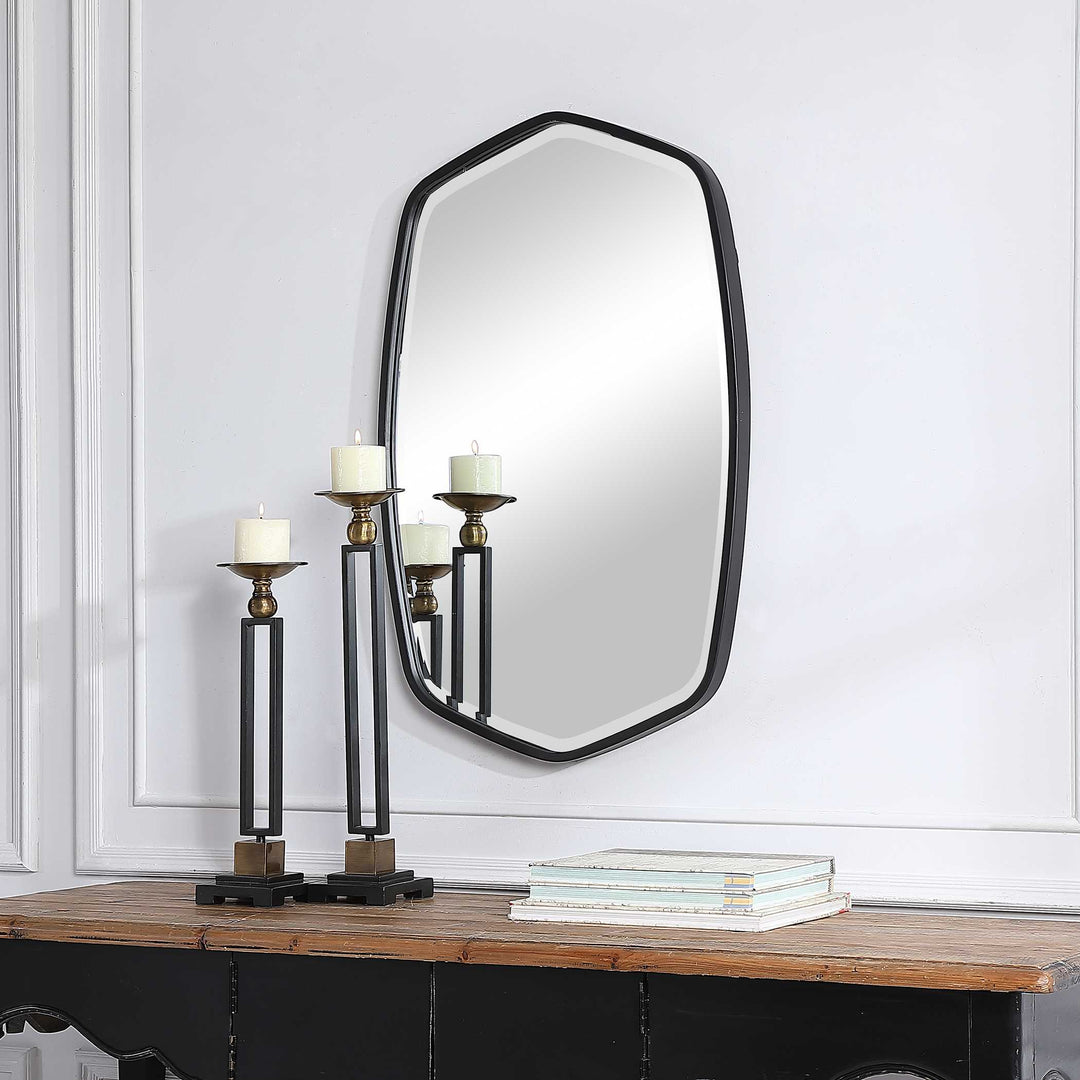 Duronia Black Iron Mirror Accessories Uttermost