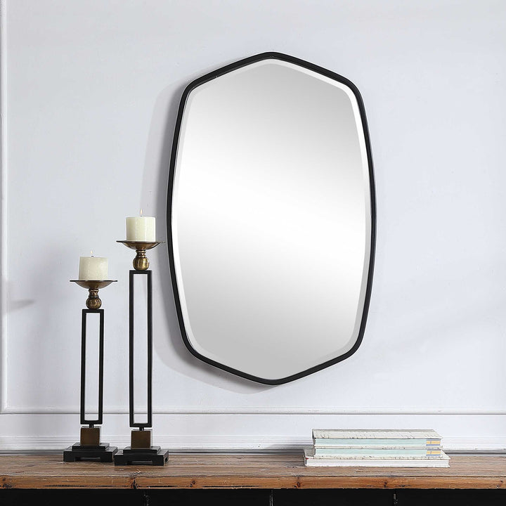 Duronia Black Iron Mirror Accessories Uttermost