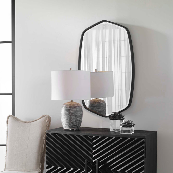 Duronia Black Iron Mirror Accessories Uttermost