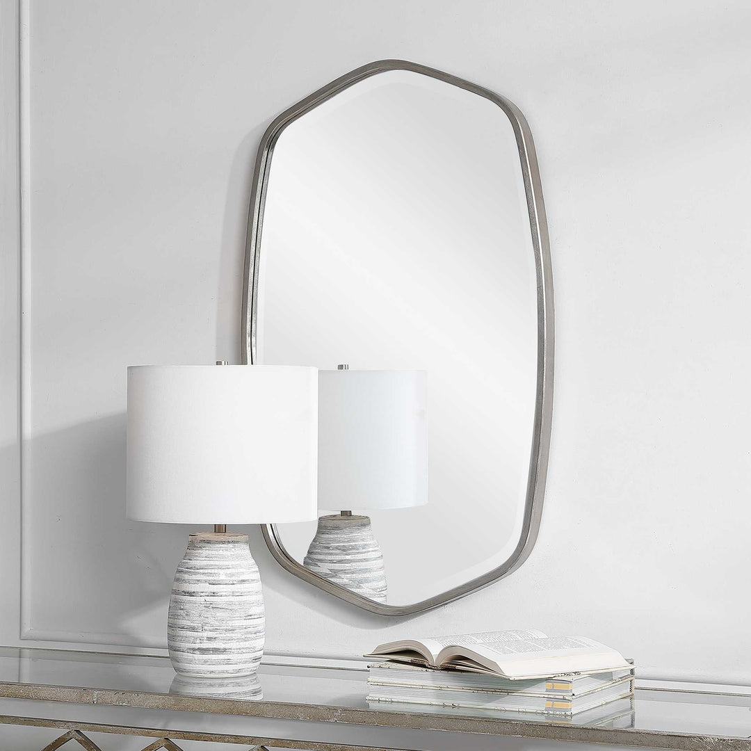 Duronia Brushed Silver Mirror Accessories Uttermost