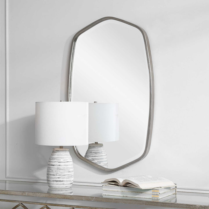 Duronia Brushed Silver Mirror Accessories Uttermost