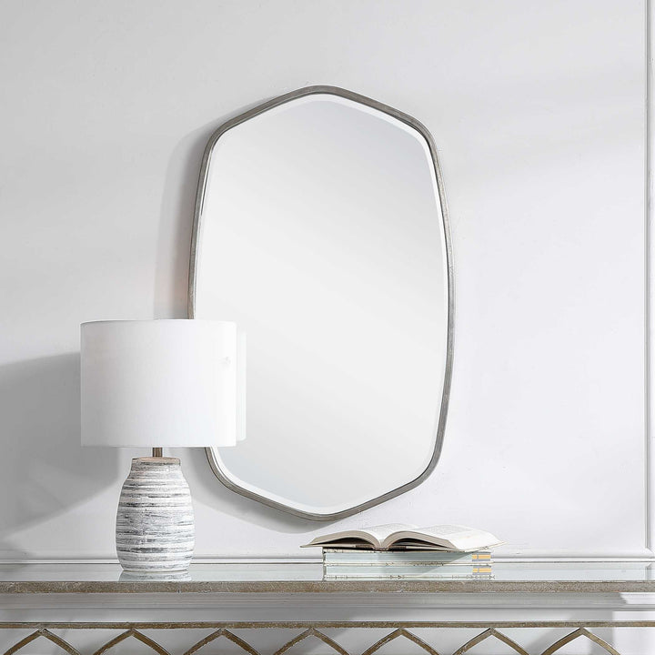 Duronia Brushed Silver Mirror Accessories Uttermost