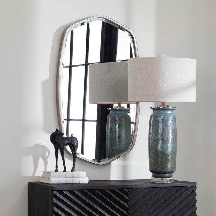 Duronia Brushed Silver Mirror Accessories Uttermost