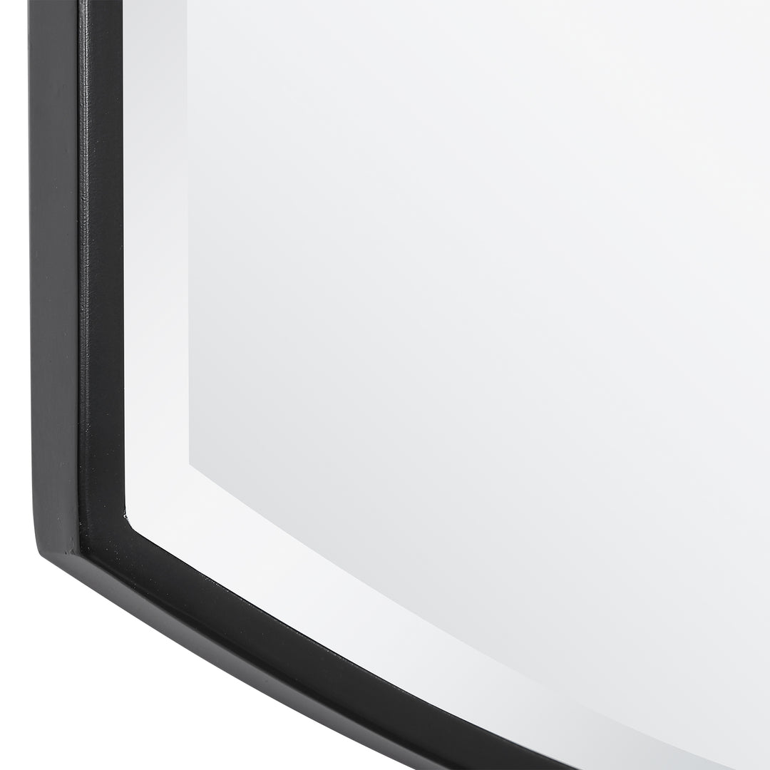 Shield Shaped Iron Mirror Accessories Uttermost