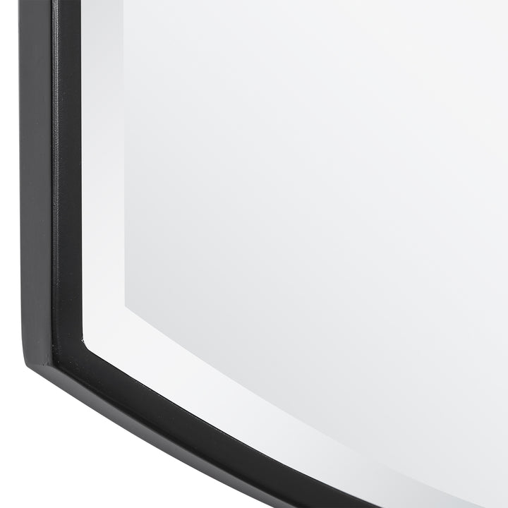 Shield Shaped Iron Mirror Accessories Uttermost