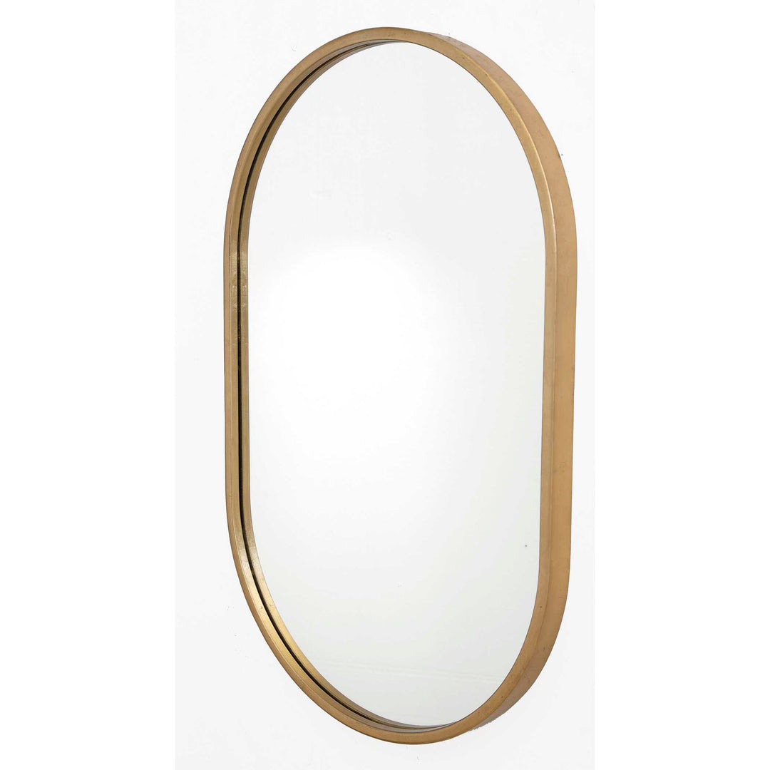 Varina Minimalist Gold Oval Mirror Accessories Uttermost