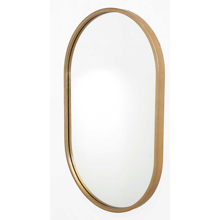 Varina Minimalist Gold Oval Mirror Accessories Uttermost