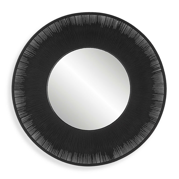 Sailor's Knot Black Round Mirror Accessories Uttermost