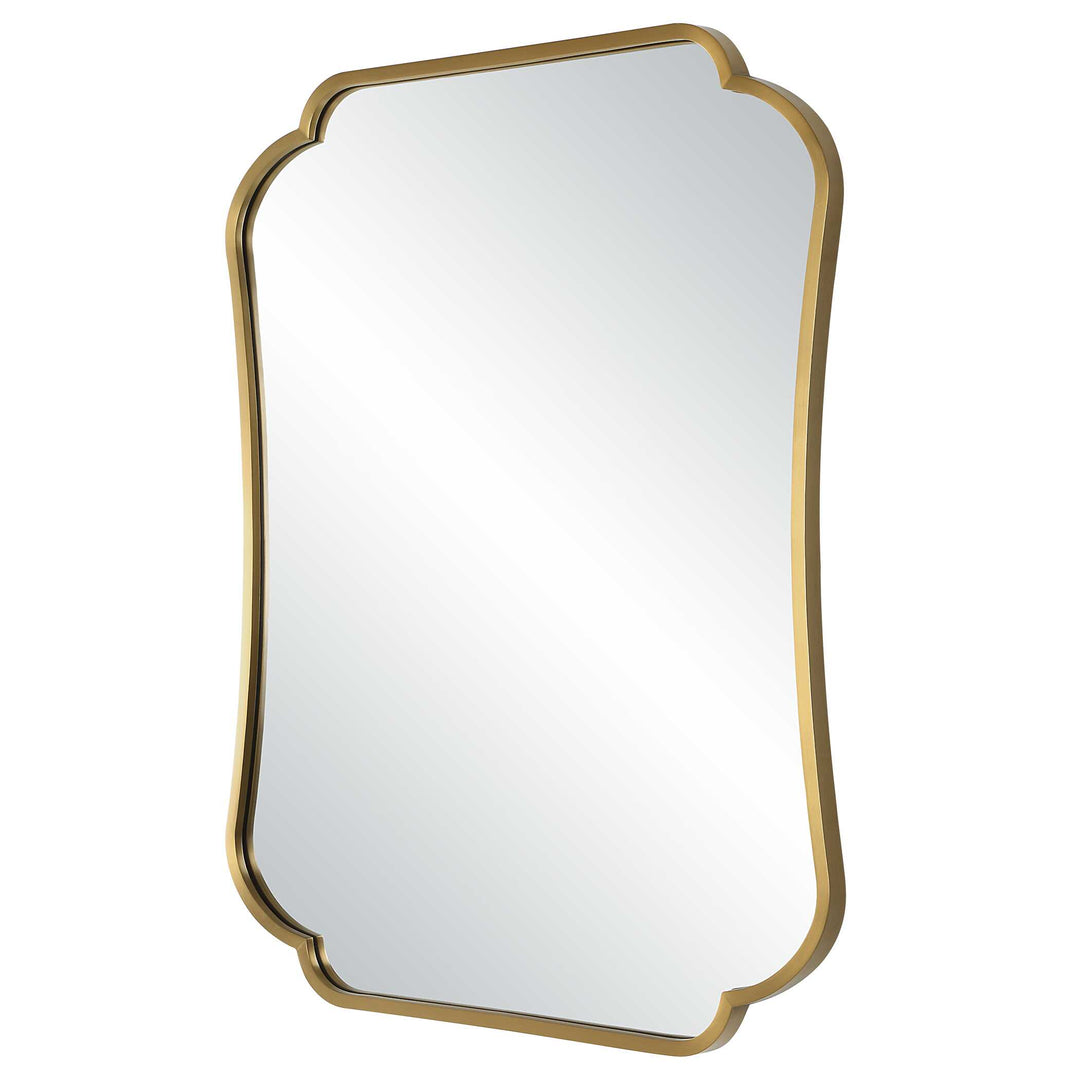 Athena Brushed Brass Mirror Accessories Uttermost