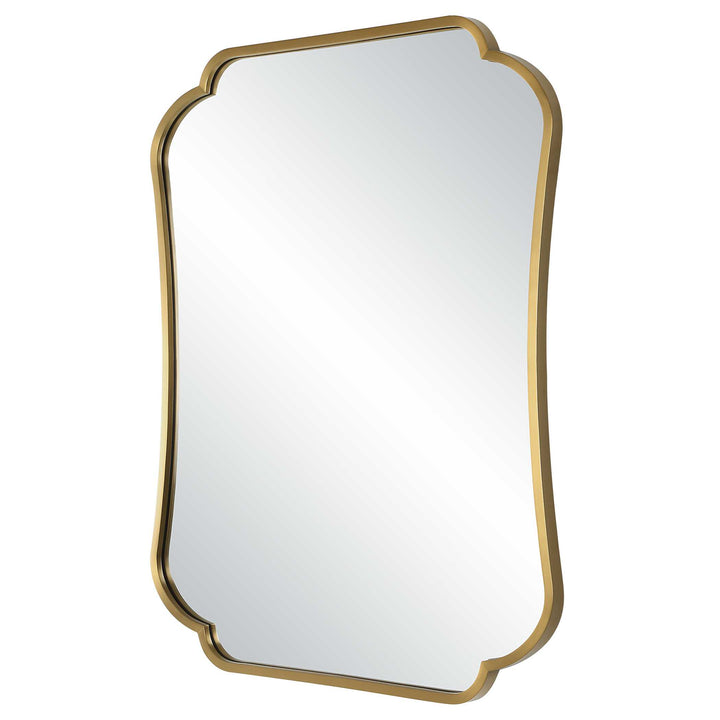 Athena Brushed Brass Mirror Accessories Uttermost