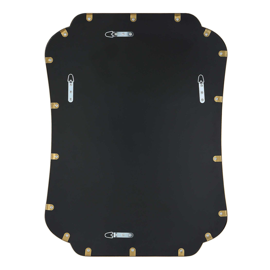 Athena Brushed Brass Mirror Accessories Uttermost