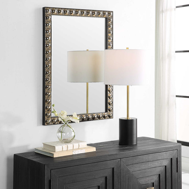 Silvio Tiled Vanity Mirror Accessories Uttermost