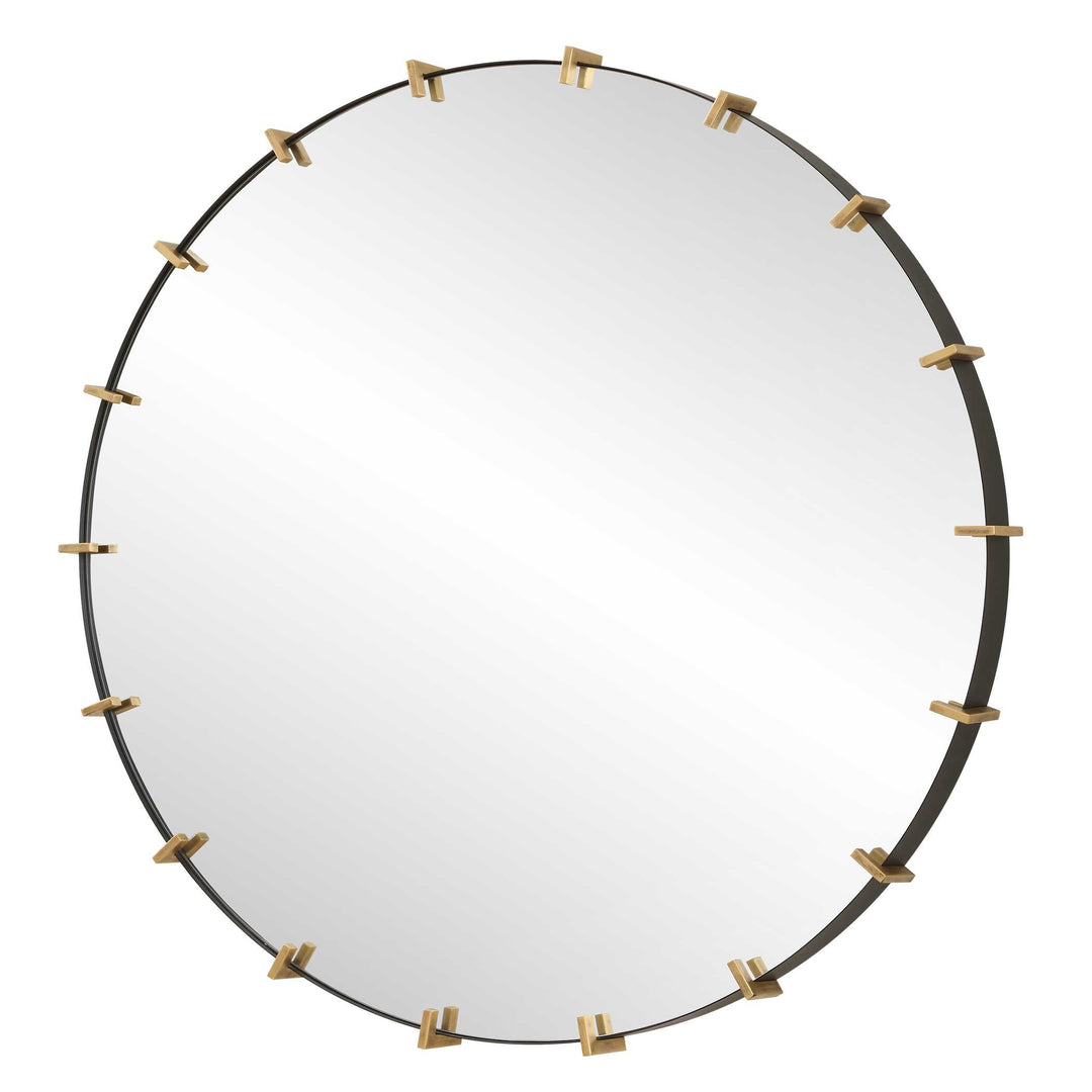 Pali Industrial Round Mirror Accessories Uttermost