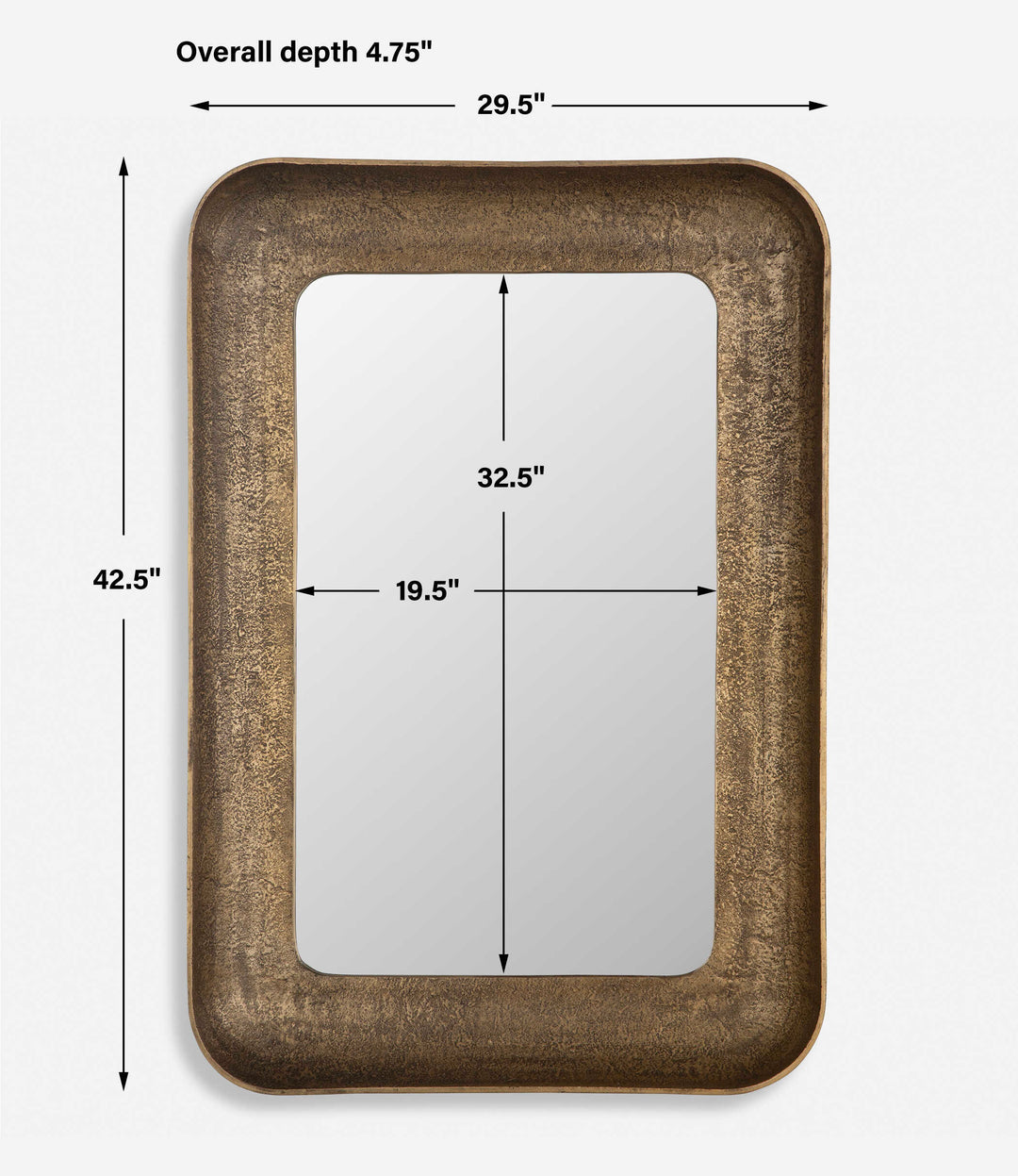 Alvaro Antique Brass Mirror Accessories Uttermost