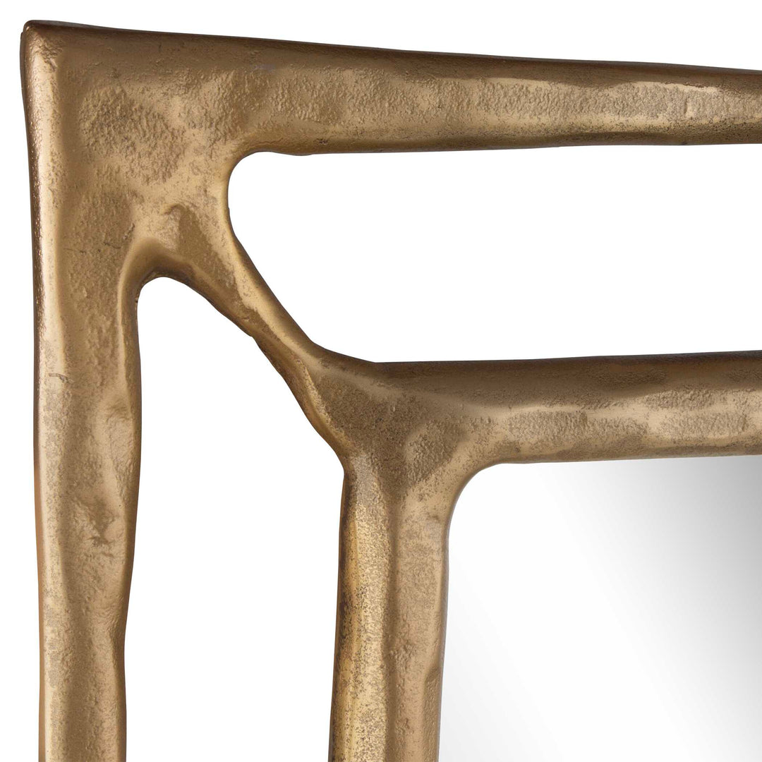 Felix Brass Rectangle Mirror Accessories Uttermost