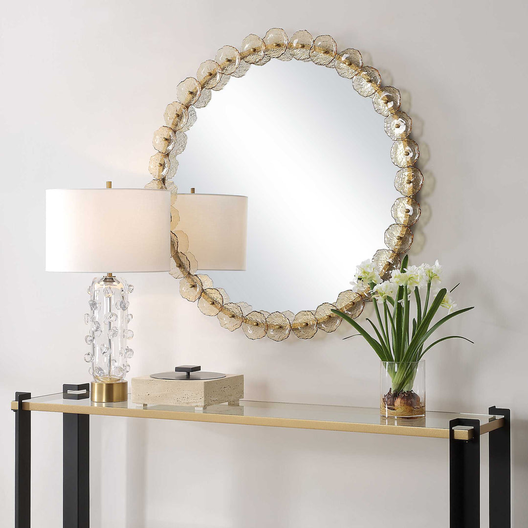 Nolina Round Mirror Accessories Uttermost