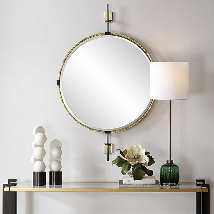 Guardrail Round Mirror Accessories Uttermost