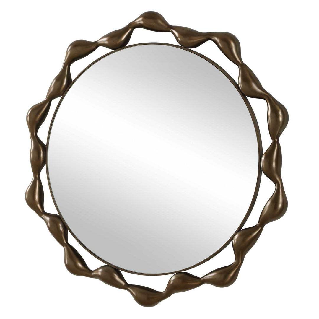 Remolino Round Bronze Mirror Accessories Uttermost