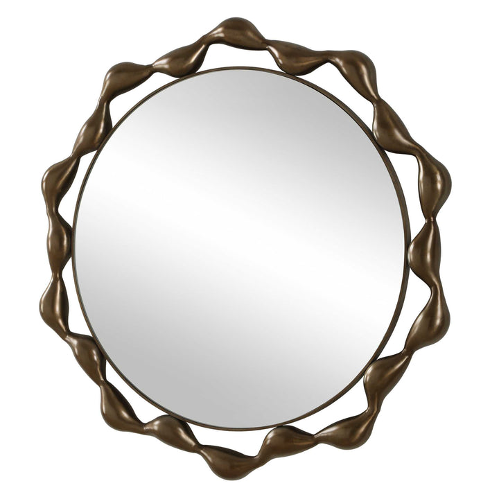 Remolino Round Bronze Mirror Accessories Uttermost