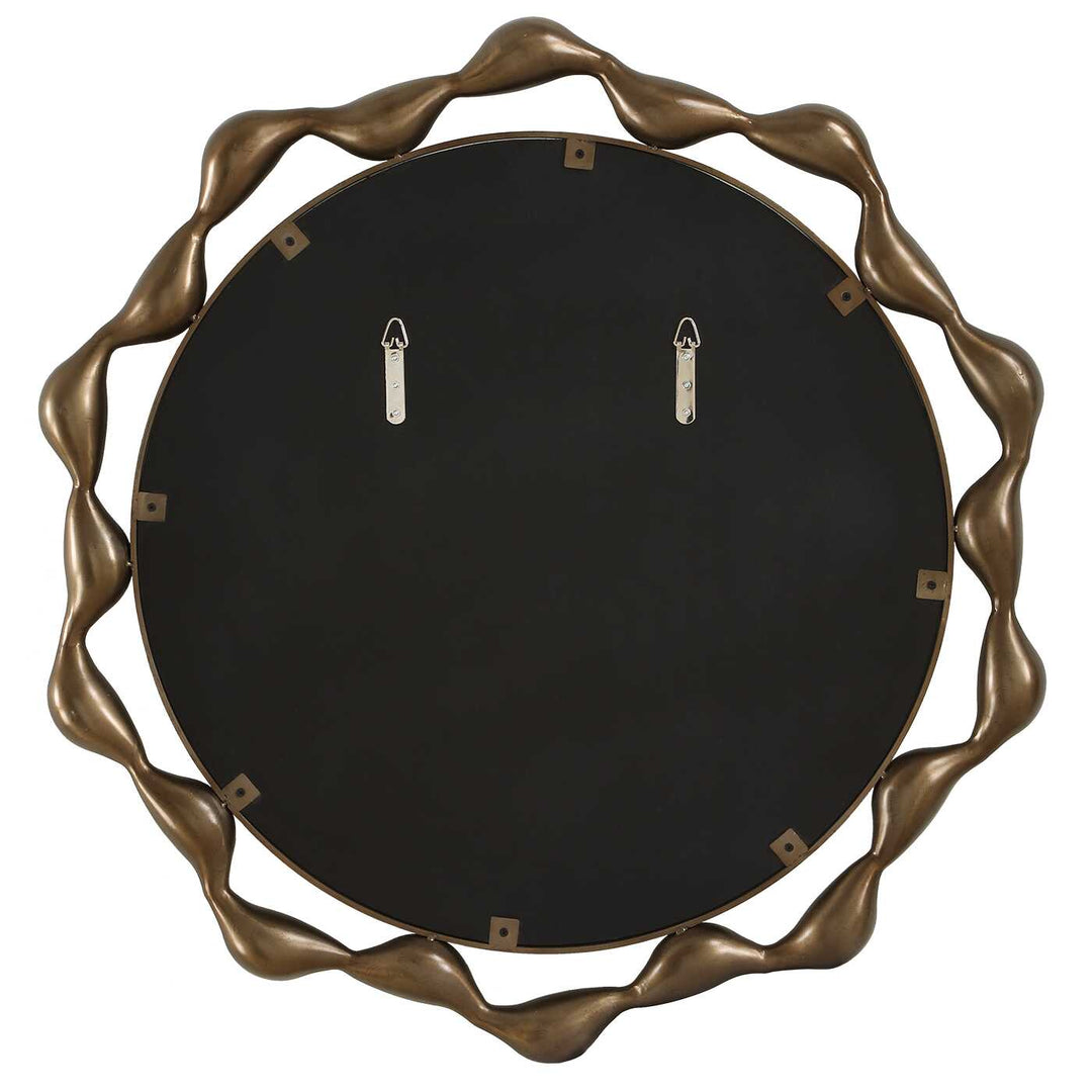 Remolino Round Bronze Mirror Accessories Uttermost