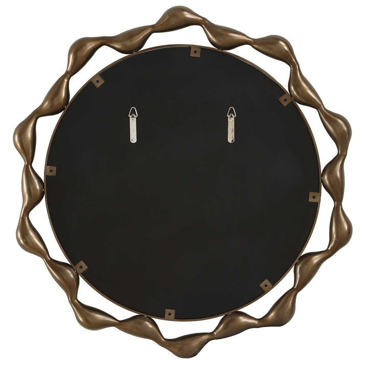 Remolino Round Bronze Mirror Accessories Uttermost