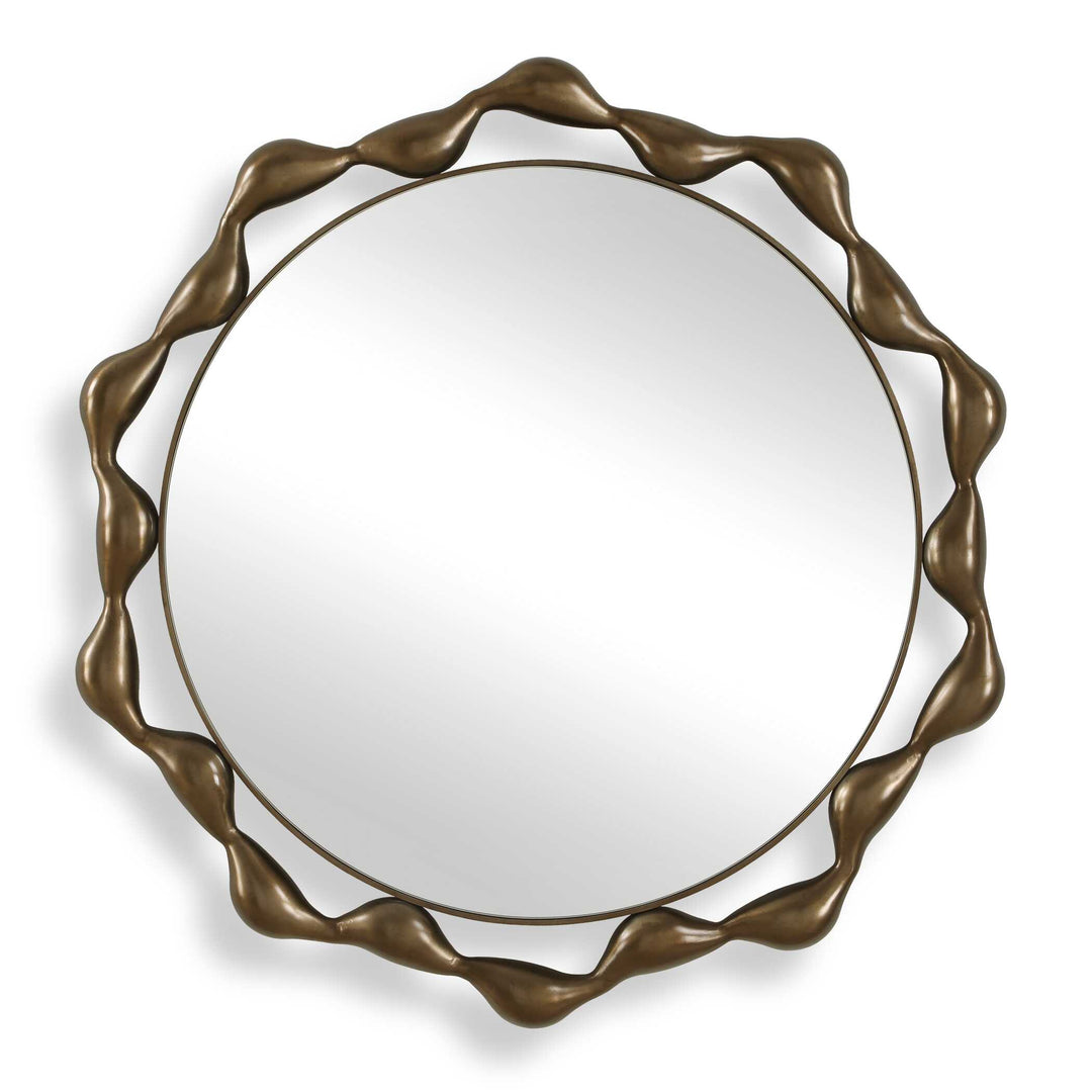 Remolino Round Bronze Mirror Accessories Uttermost