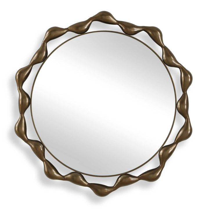 Remolino Round Bronze Mirror Accessories Uttermost