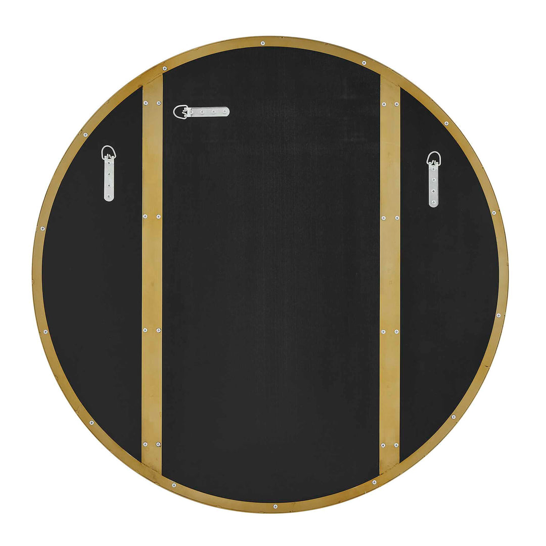 Amram Antique Brass Round Mirror Accessories Uttermost