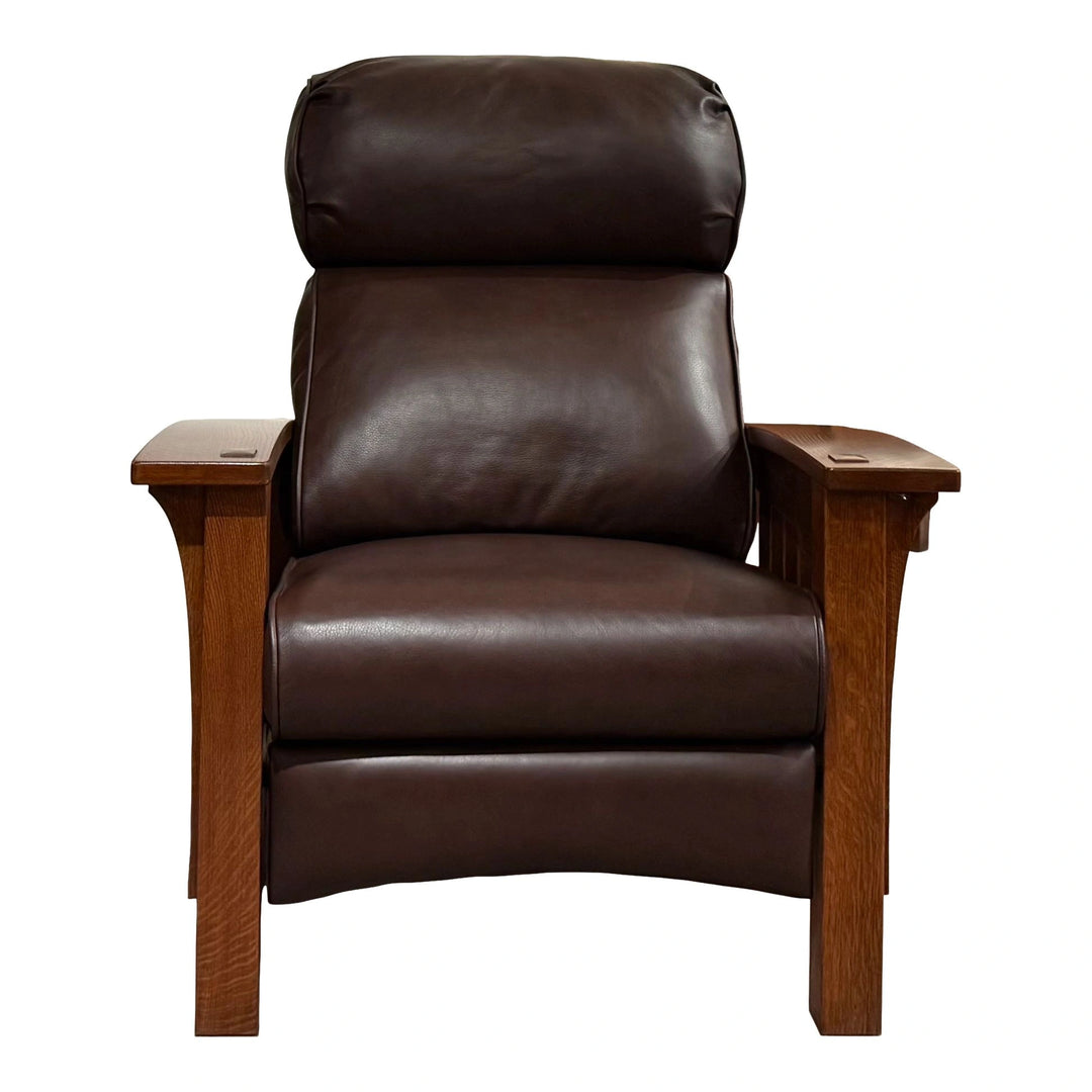 Bustle Back Bow Arm Morris Recliner Living Room Stickley