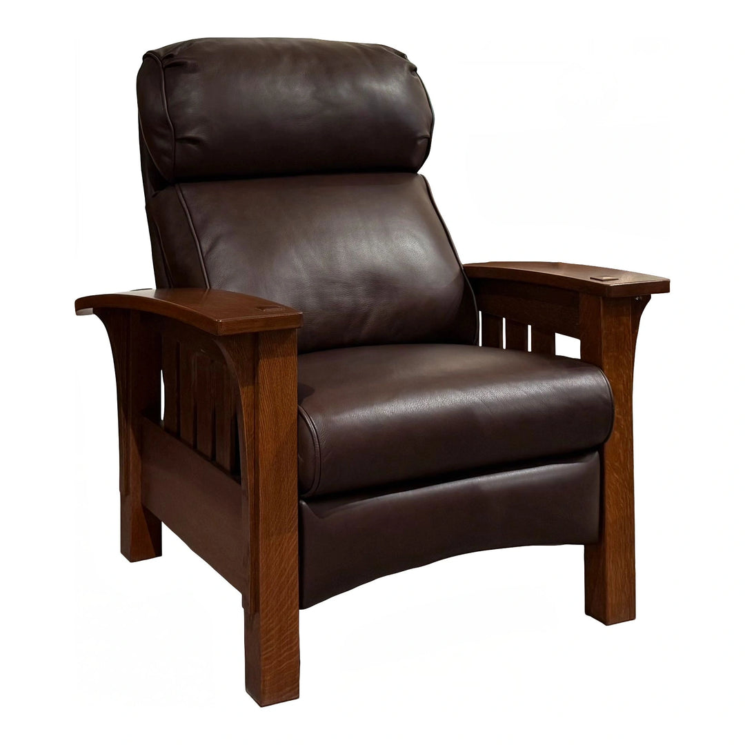 Bustle Back Bow Arm Morris Recliner Living Room Stickley