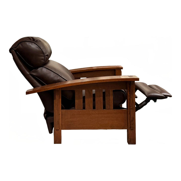 Bustle Back Bow Arm Morris Recliner Living Room Stickley