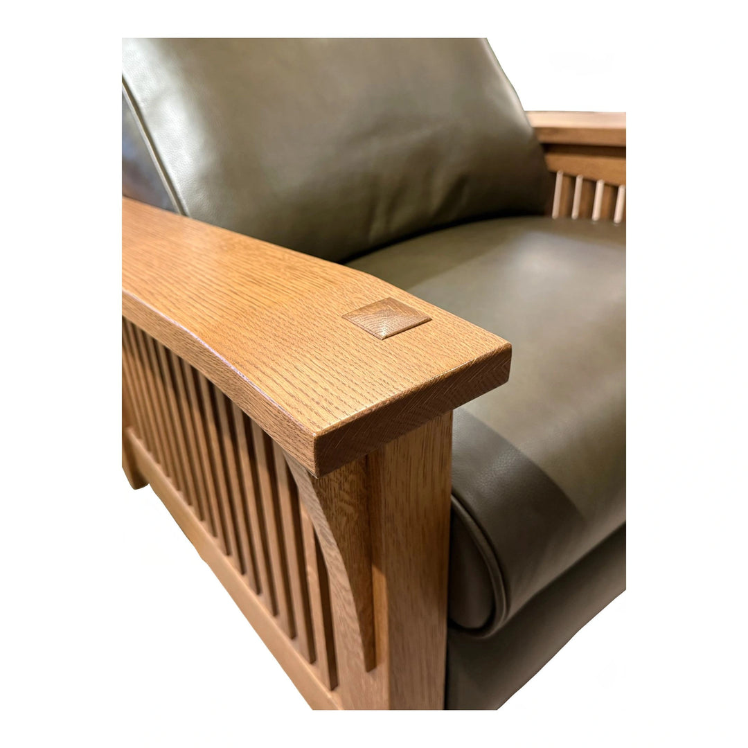 Bustle Back Spindle Morris Recliner Living Room Stickley