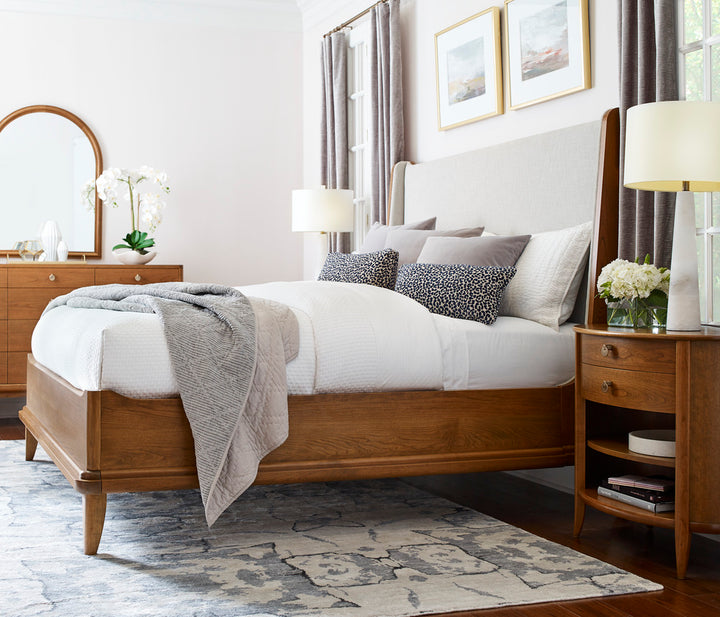 Martine Bed with Upholstered Headboard
