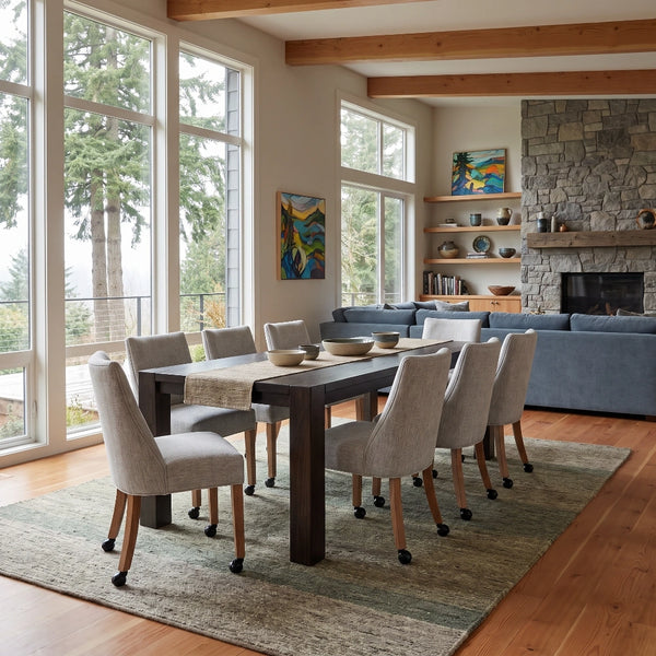 Dutton Dining Chair with Casters
