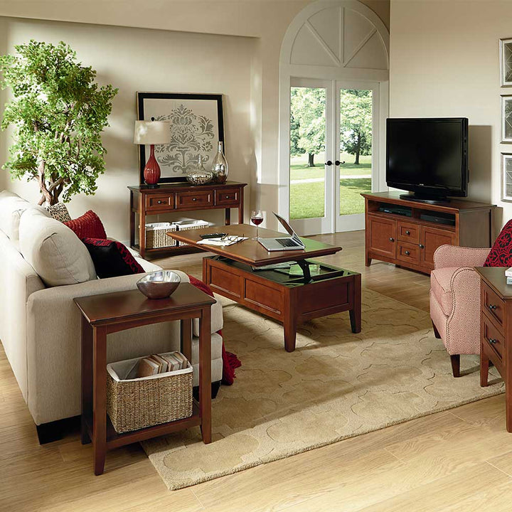 McKenzie Lift-Top Coffee Table Living Room Whittier Wood