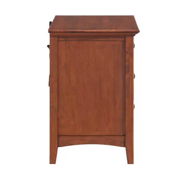 McKenzie 3-Drawer Nightstand Bedroom Whittier Wood