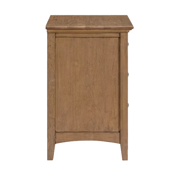 McKenzie 3-Drawer Nightstand Bedroom Whittier Wood