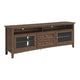 McKenzie 74" Sound Bar Media Console Living Room Whittier Wood Java