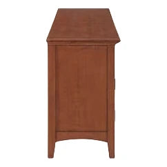 McKenzie 74" Sound Bar Media Console - Confirm glass or wood front Living Room Whittier Wood