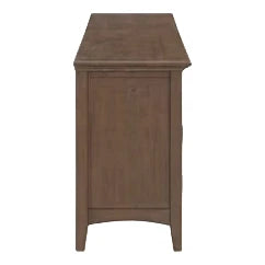McKenzie 74" Sound Bar Media Console - Confirm glass or wood front Living Room Whittier Wood