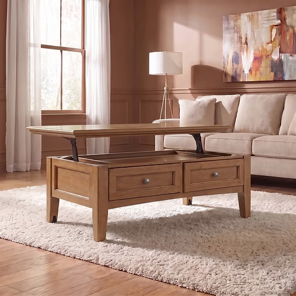 McKenzie Lift-Top Coffee Table Living Room Whittier Wood