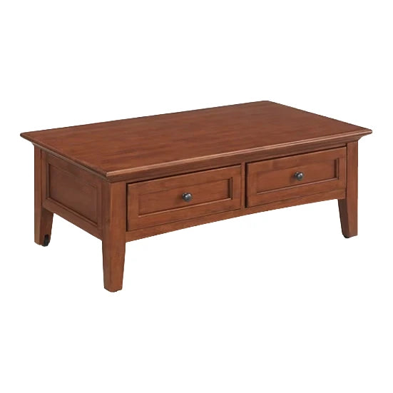 McKenzie Lift-Top Coffee Table Living Room Whittier Wood Glazed Antique Cherry