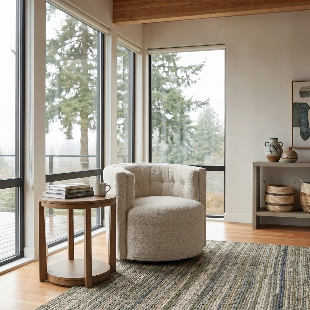 Mia Swivel Chair Living Room Jonathan Louis