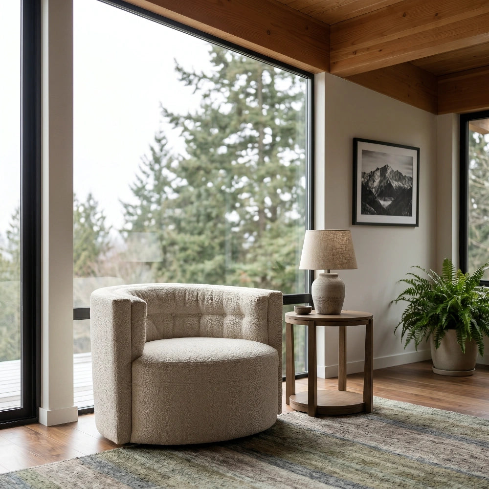 Mia Swivel Chair Living Room Jonathan Louis