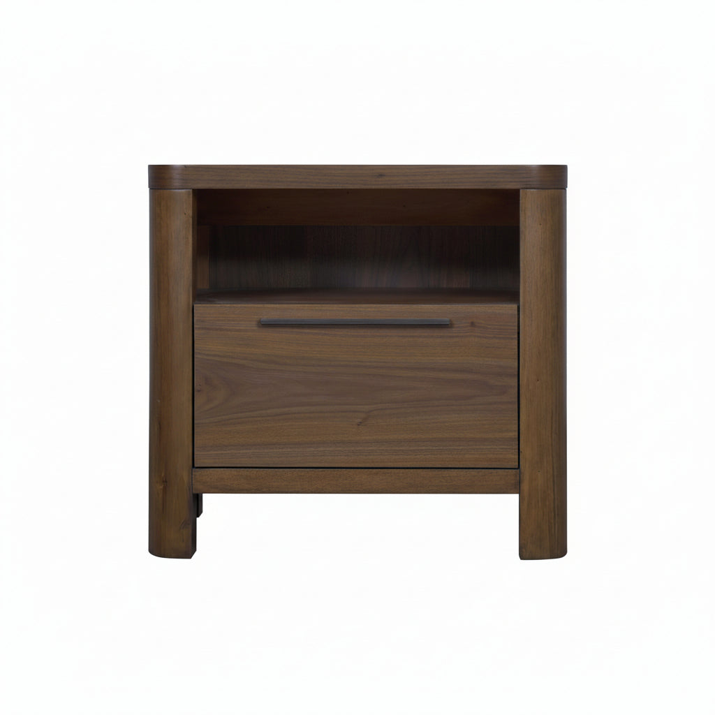 Totes One-Drawer Nightstand Bedroom Modus Furniture