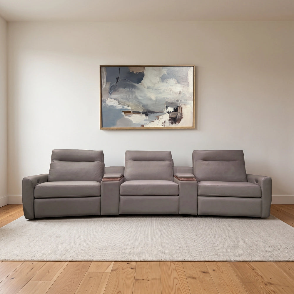 Keystone 5 Piece Sectional Living Room American Leather