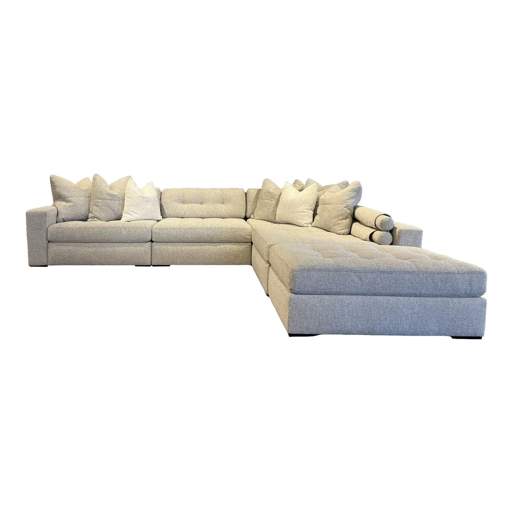 Noah 5 Piece Sectional Living Room Jonathan Louis