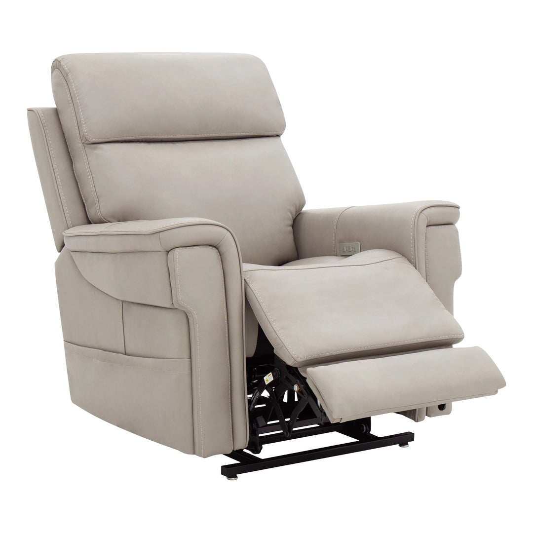 Lyra Lift Chair with Power Recline, Headrest and Lumbar Living Room Hooker Furniture Sahara Ash