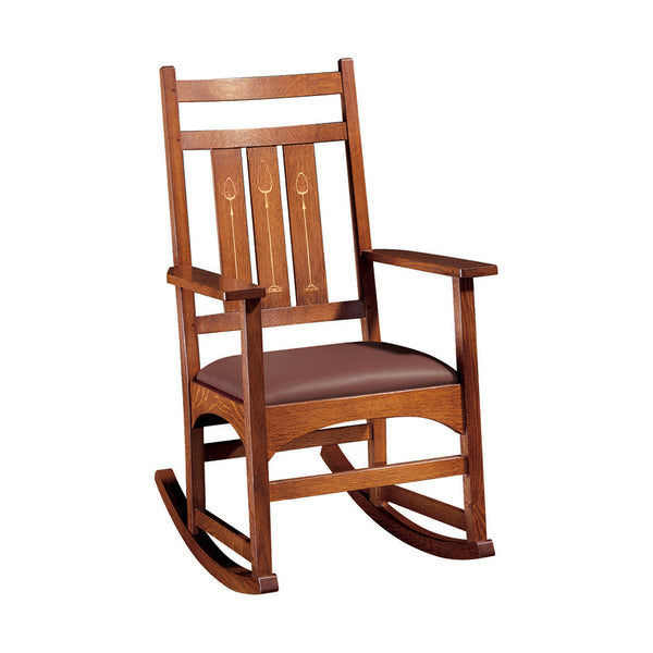 Harvey Ellis Rocker, with Inlay