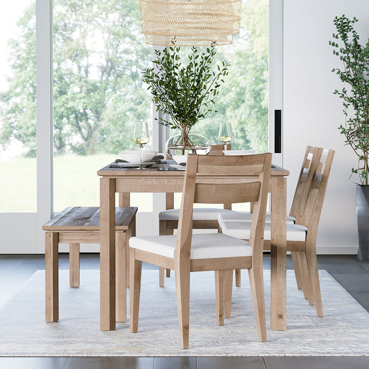 Columbia Rustic Oak Dining Table Dining Room Seldens   